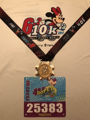 Disney 10K Medal