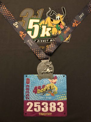 Disney Marathon 5K Medal