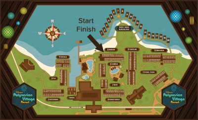 Polynesian Resort Race Map