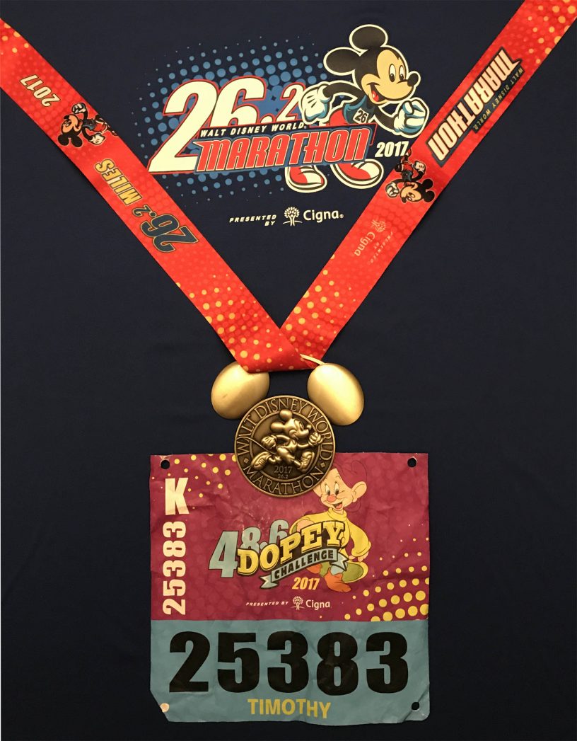 2017 Disney Marathon Medal
