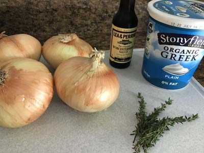 Healthy Onion Dip Ingredients