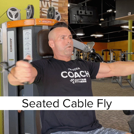 Seated cable fly