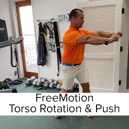 Torso rotation and push