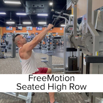 FreeMotion Seated Cable High Row