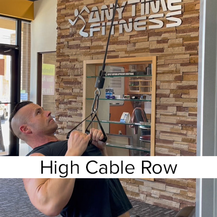 High Cable Row Exercise