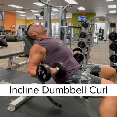Incline Dumbbell Bicep Curl