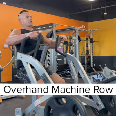 Overhand Machine Row
