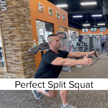Split Squat with Freemotion Dual Cable Cross