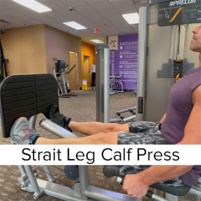 Strait Leg Calf Press