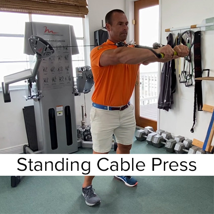 FreeMotion Standing Cable Press