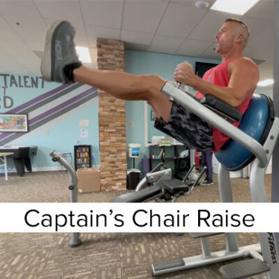 Captains Chair Leg Raise