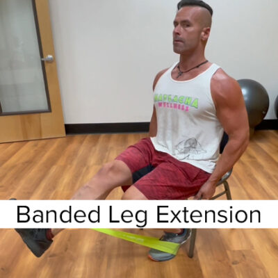 Exercise Band Leg Extension