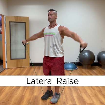 Lateral Raise with Exercise Band