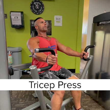 Precor Tricep Press Machine