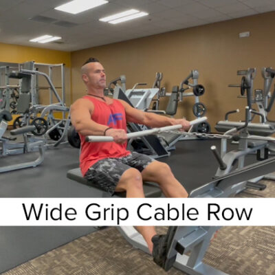 Wide Grip Cable Row