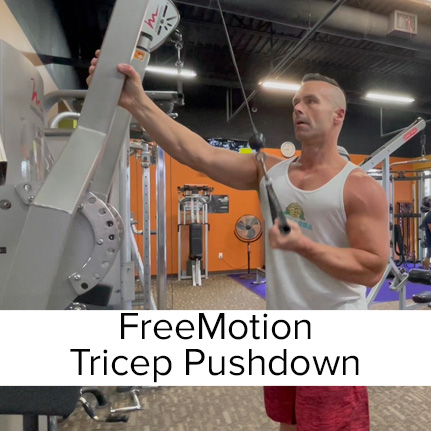 FreeMotion Tricep Pushdown