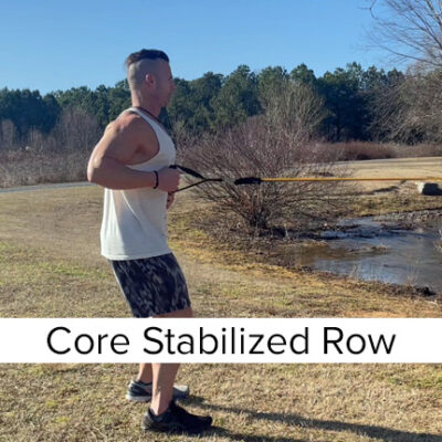Single Arm Core Stabilized Row