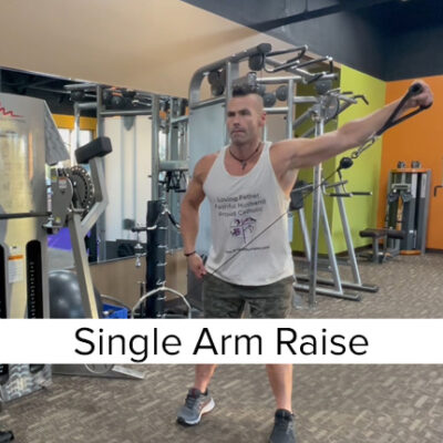 Single Arm Cable Lateral Raise