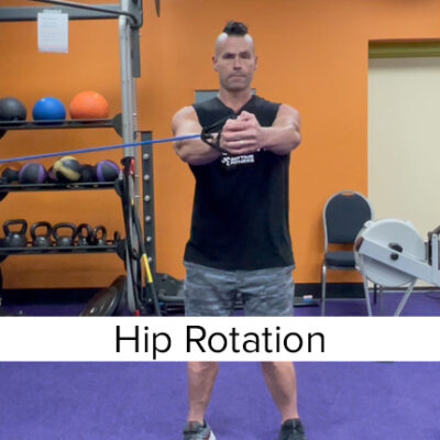Upper Body Stabilized Hip Rotation