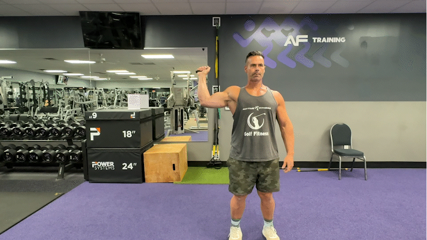 Shoulder mobility for golf