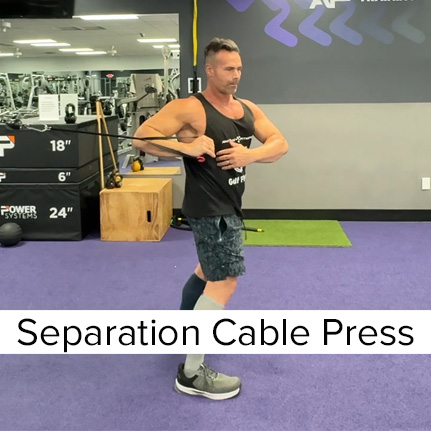 Lower Body Separation Cable Press