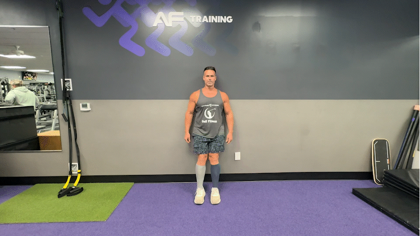 Wall Tibialis Raise for knee