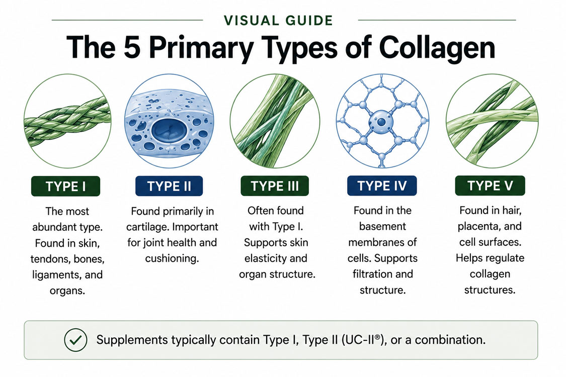 how many types of collagen are there
