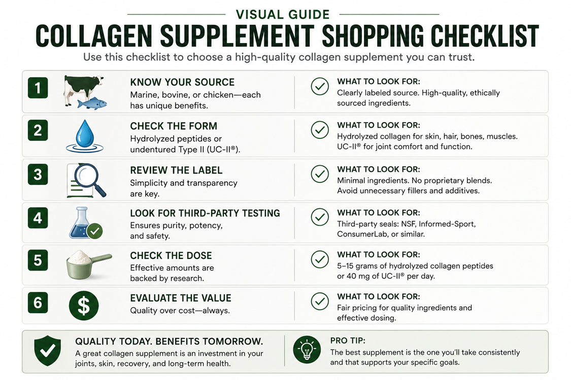 checklist for golfers