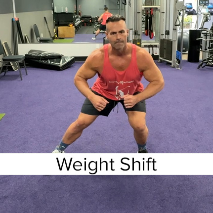 weight shift in golf swing