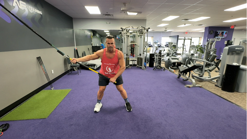 weight shift and leg drive drill for golf swing